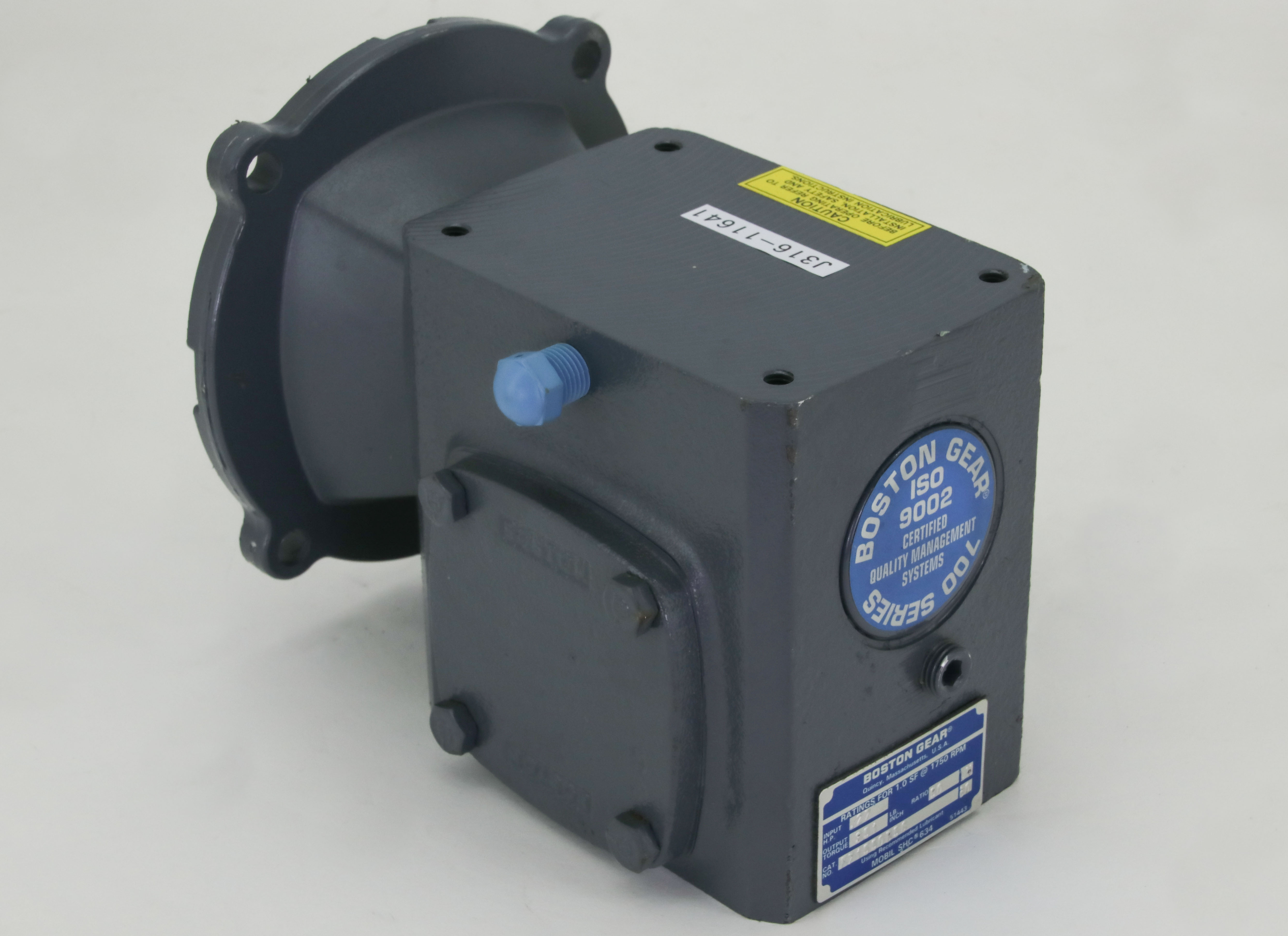 N.O 11641 BOSTON GEAR 700 SERIES GEAR SPEED REDUCER, 50:1, 0.27HP